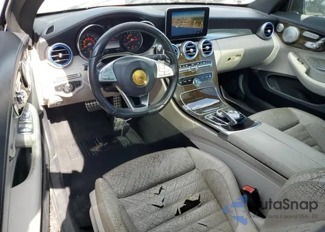 2017 Mercedes-Benz C 300 from USA, damaged, VIN WDDWJ4JB0HF385914